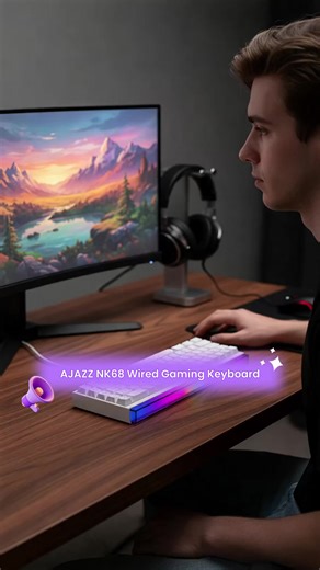 Ajazz Nk68: Compact Mechanical Gaming Keyboard