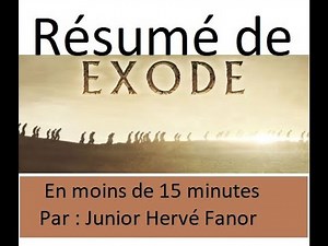 La Bible ~ Résumé de l'EXODE en 13 mins, l'esclavage en egypte, complet en français.