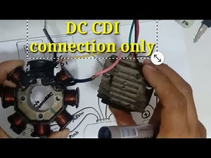 Connection stator Rectifier ignition switch CDI DC