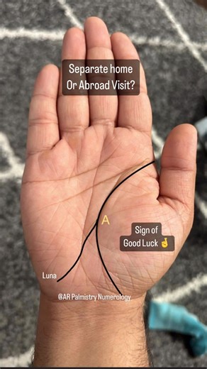 320K views · 967 reactions | Sign of separate home in female hand and abroad settlement in male hand | Asad Raza -AR Palmistry Numerology | Facebook