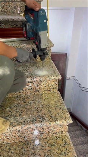 This Stone Step Cut Has No Second Chance#ConstructionSkills #PrecisionCut