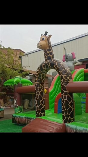 🔥 Jungle Theme Inflatable Castle – Hot Selling ✔ Factory Direct ✔ Custom Size / Color / Logo ✔ Perfect for parks, rentals, events 📩 DM for price & details #inflatable#inflatables#inflatablepark#inflatablegame#bouncycastle
