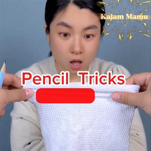 Pencil Through Handkerchief Magic Trick 😱 Secret Explained 💰🔥.#foryou #Kalam Mamu Magic