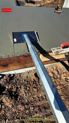 Precision Concrete Line Cutting Technique to Prevent Cracks #construction