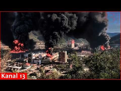 Ukraine strikes Russian Tuapse oil refinery for 3rd time in 2 weeks as fire burns nonstop