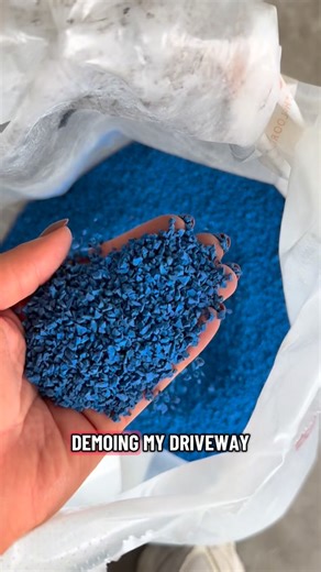 StressLess Remodeling on Instagram: "A driveway remodel without the demo?! 🤩 Rubber Stone is changing the game! #fyp #viral"