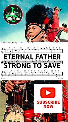 🎵 ETERNAL FATHER, STRONG TO SAVE (HYMN) - Bagpipe Funeral Tunes ***FREE PDF & BWW*** #2026