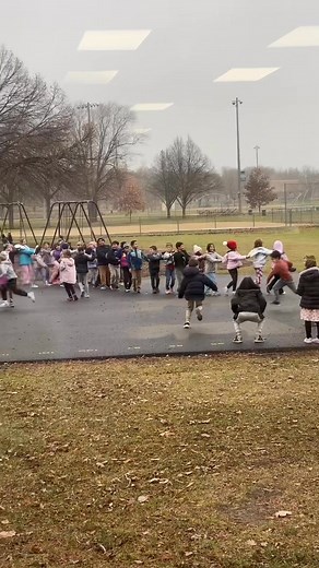 2.5K views · 75 reactions | Recess was pure magic today! Our First Graders spontaneously started a simple conga line, and before we knew it, students from everywhere joyfully jumping in! Witnessing students of all ages connecting through laughter and movement, completely on their own initiative, showcased the incredible spirit and inclusion we have here at Kimball Hill!! | Kimball Hill Elementary School | Facebook