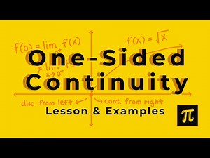 One-Sided Continuity | Calculus: Limits and Continuity