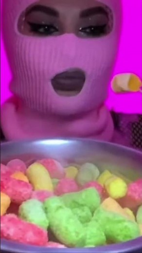 Weird mukbang food you can actually eat pt3. #sssniperwolf #shorts