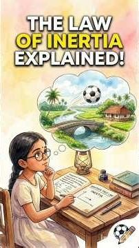 A Story of Physics: Newton's First Law (Studio Ghibli Style) 🌟