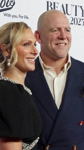 1.3M views · 14K reactions | Royal date night! Zara and Mike Tindall glammed up for The Beauty Awards in London  | HELLO! | Facebook