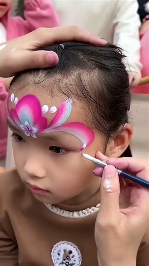 Here Comes The Tutorial For Children’S Colorful Princess Makeup!#facepainting