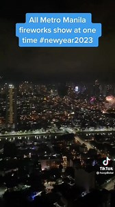 FIREWORKS WAR ZONE AT METRO MANILA METRO MANILA NEW YEARS EVE 2023 Video Credits to: https://vt.tiktok.com/ZS8MjEknx/ | Rising Philippines