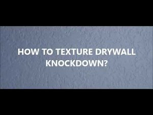 How to Spray Knockdown Texture? Learn how to spray knockdown just like the professionals!