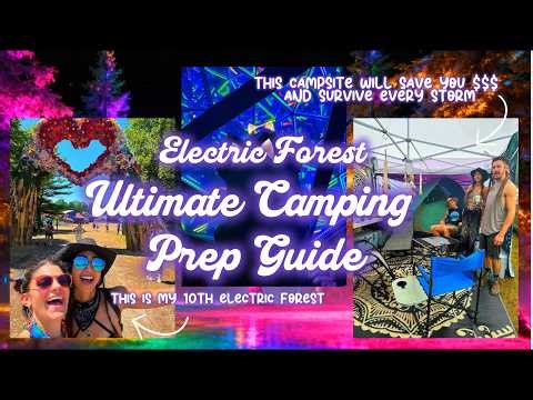 Electric Forest Camping Guide 2026 🌲 How to Survive Storms & Build a Festival/ Storm-Proof Campsite