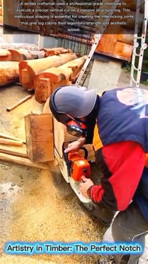 Artistry in Timber: The Perfect Notch