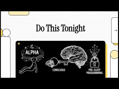 Do This Before You Sleep (Silva Method)