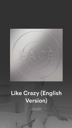 Like Crazy (English Version) - Jimin #LikeCrazy #Jimin #bts #LirikLagu #Lyrics #Songilysm #Spotify