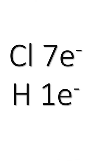 👉 HCl es simple… pero polar 😳 | Estructura de Lewis #youtubeshorts youtube