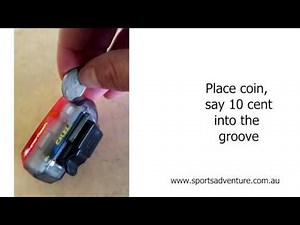 Quick Tip #3 - How to Change the Batteries in your Rear Light