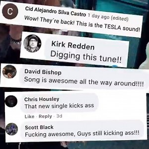 13K views · 1.4K reactions | THANKS to our incredible fans for the support of our new single “Cold Blue Steel”.  Seeing all of your comments + sharing this song/video is amazing. #TeslaTroops | Tesla the Band | Facebook