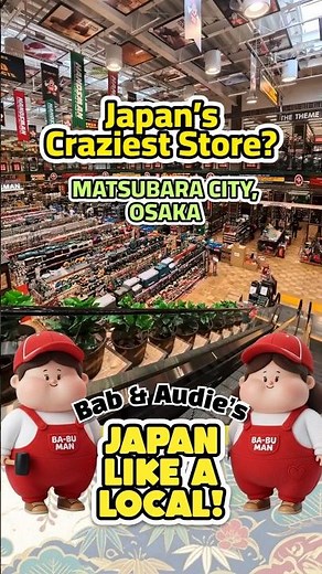 Handsman Osaka is not just a store—it’s a massive "Shopping Stadium"!