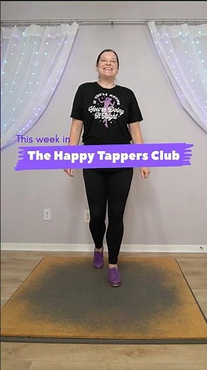 Learn to tap dance online! 🙌💜🩵 #happytapper #tapdance #tapdanceforadults