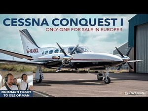 Flying to Isle of Man to see Cessna 425 Conquest I | FLIGHT VLOG #1 | 4K UK #cessna #flight #vlog