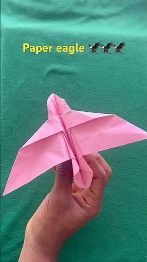 Flying Paper Eagle ✈️ | Easy Origami Tutorial