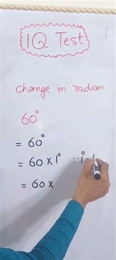 Change Degree into Radian | Degree to Radian Conversion | Class 9 Math | Easy MethodWriting
