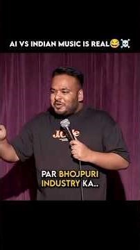 Ai vs Indian Music is Real 😂☠️ #shorts #podcast #standupcomedy #comedy #trending #viral #ytshorts
