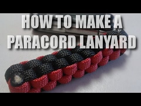 How to Make a Paracord Lanyard with the Square Weave