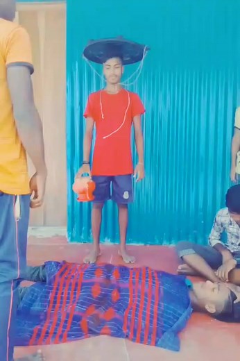 Playful Water Challenge with Friends