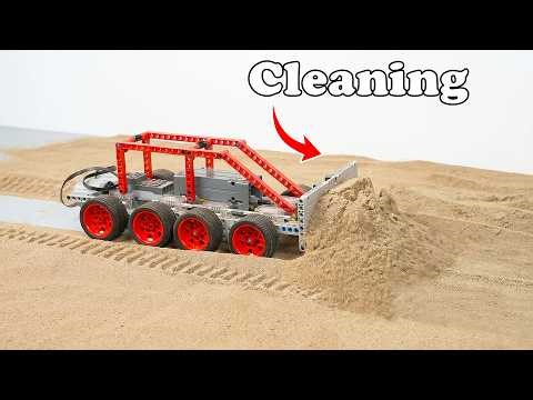 Can LEGO Technic Car Clean ALL the Sand? | Smart Lego