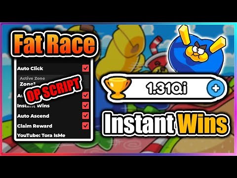 [🍔OP] Fat Race Script - Instant Wins Race | Auto Farm