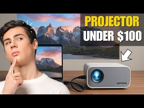 Projector Under $100 - Happrun H1- Budget Projector Test Surprised Me!