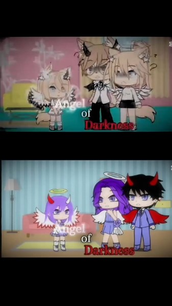 angel of darkness 1🩷 vs 2💜