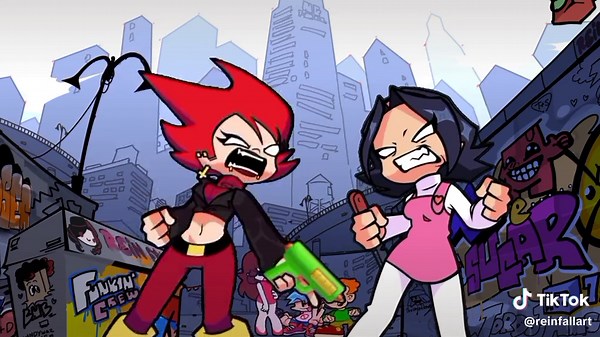 #GL2 Artstyle: Cassandra vs Nene FNF Video - Full Video on YT