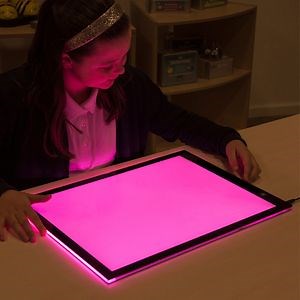 [Hot Item] Sensory Play Color Changing LED Light Table Multi-Functional Kids Education Sensory Table Top Panel