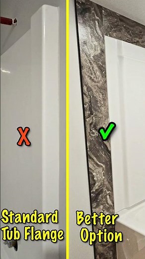 How To Finish Around A Tub Surround In a Better Way! Fast, Easy, Cheap