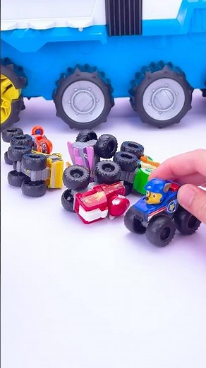 Satisfying & Unboxing Experience with Paw Patrol Rescue Wheels, 6 Piece Pup Squad Racers#pawpatrol