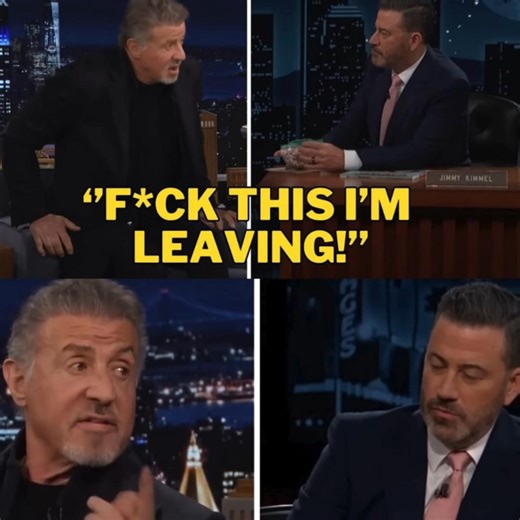 BREAKING— Stallone Walks Out on Jimmy Kimmel After Brutal Exchange – ‘You Went Too Far!’ When Sylvester Stallone sat down with Jimmy Kimmel, no one expected the night to spiral into one of the most intense late-night confrontations ever aired. What started as light banter quickly turned into a war of words, with Jimmy’s sarcastic remarks pushing Stallone to his limit. From jabs at Stallone’s legacy to mockery of his career, Jimmy kept escalating—until Stallone stood up, silenced the room, and wa