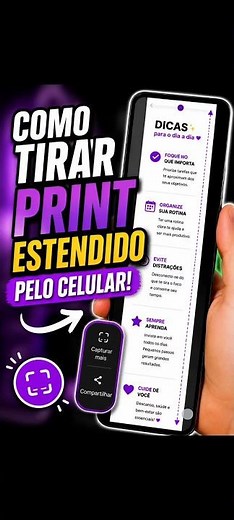 como estender print em uma página Inteira pelo celular