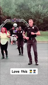 356K views · 10K reactions | Dancing cops ‍♂️. #dancingcop #bikershuffle #linedancing #LineDancingFun #bluelivesmatter | The Real Cowboy Calvin | Facebook