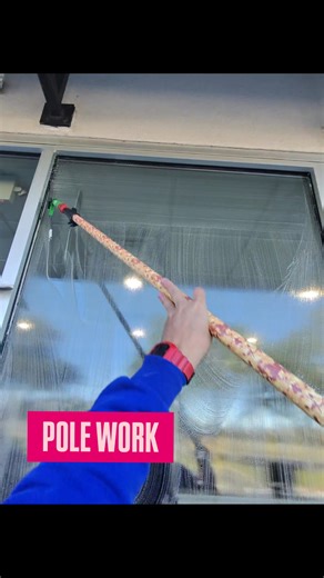Texas Window Washing, LLC on Instagram: "POV from the Meta glasses using traditional window cleaning—squeegee on a pole, no water-fed system. Controlled scrubbing, clean pulls, and tight edge work to leave commercial glass crystal clear and streak-free. This is old-school technique with modern reach, keeping storefront windows spotless without ladders and without interrupting business. #pov #windowcleaning #sanantonio #fyp #cleaning"