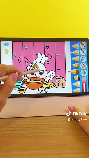 PoppyBee Coloring: Colorindo Mundos Fofos e Divertidos