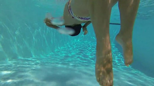 Swimming Pool Fun with Gopro 3 BE