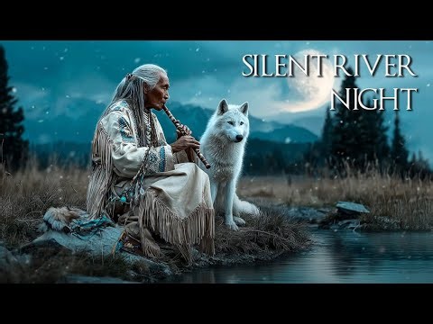 Silent River Night | Native American Flute Music for Deep Relaxation & Gentle Healing