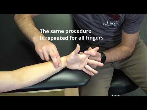 Manual Muscle Test for Distal Interphalangeal Finger Flexion